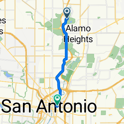 330 E Basse Rd, San Antonio to 516 E Houston St, San Antonio