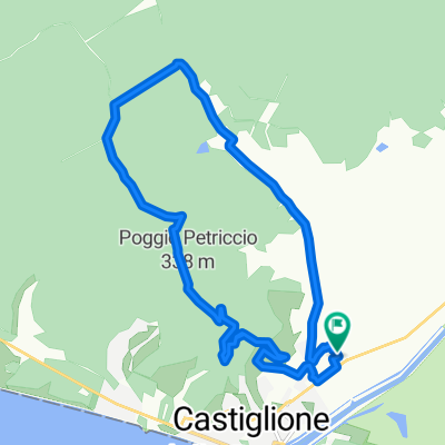 Da Viale dei Rigattieri 1, Castiglione della Pescaia a Via dei Fiorai snc, Castiglione della Pescaia