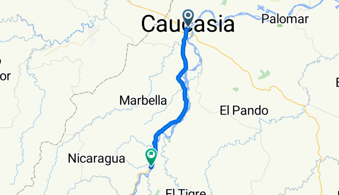 De Calle 15 10-33, Caucasia a Carrera 21 31-47, Puerto Belgica