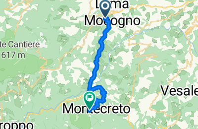 Route in der Bikemap App öffnen