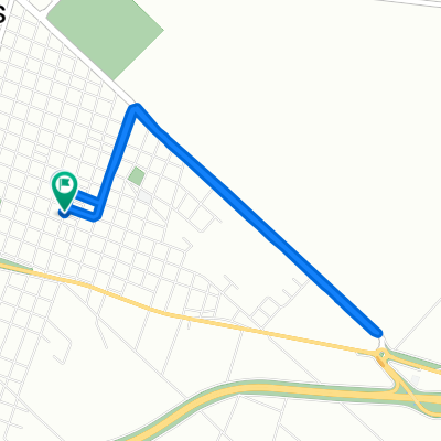 De H. Méndez 1201–1249, San Andrés de Giles a H. Méndez 1202–1250, San Andrés de Giles