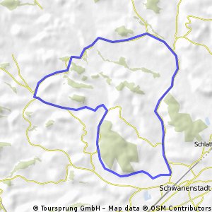 Feierabendtour Atzbach - Niederthalheim - Oberndorf - Höck - Weigensham - Atzbach
