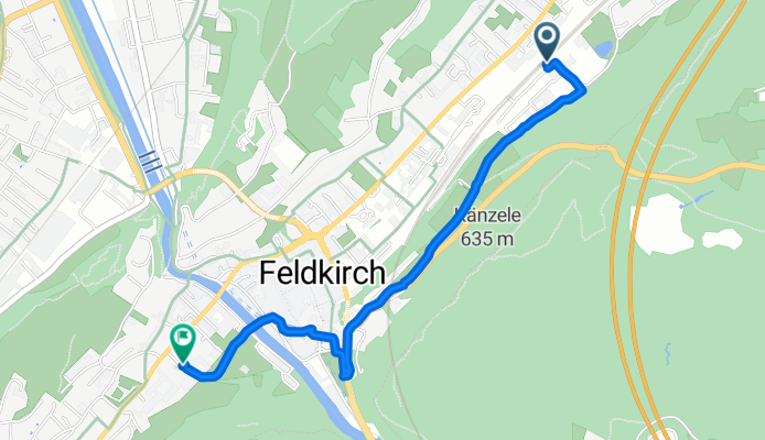 Beim Levner Weiher 4, Feldkirch nach Stella-Matutina-Weg, Feldkirch