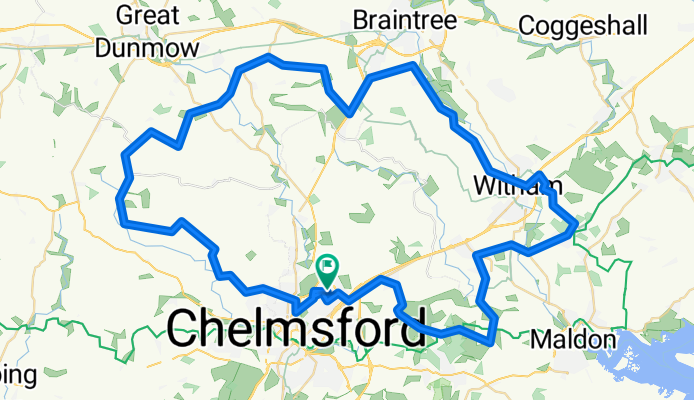 Springfield- North- 50miles loop