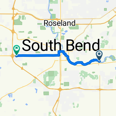 Route to 24092 SR-2 E, South Bend