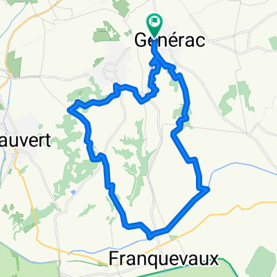 De Rue Georges Bizet 2, Générac à Rue Georges Bizet 4, Générac