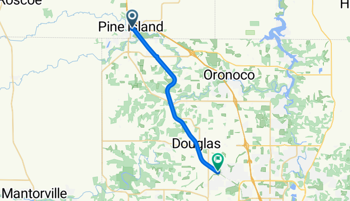 East Center Street 101, Pine Island to Weatherstone Drive Northwest 5410, Rochester