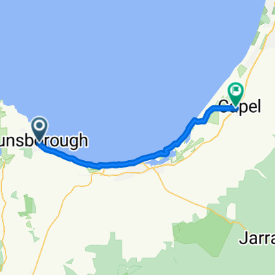 Geographe Bay Road, Dunsborough to Stirling Road, Capel