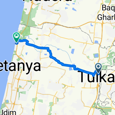 בת חפר לבית יאני - חוף