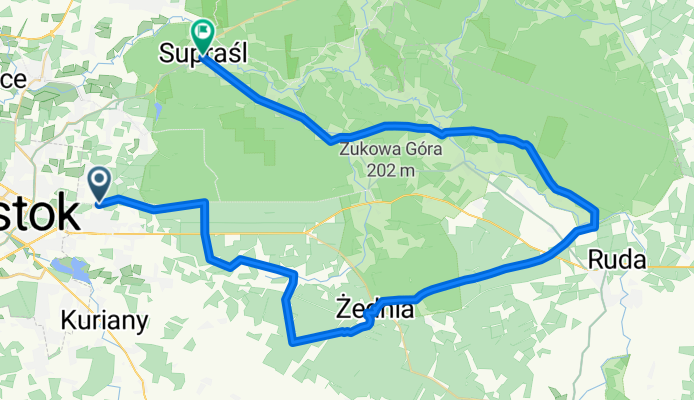Do jeziora Wyzary propozycja