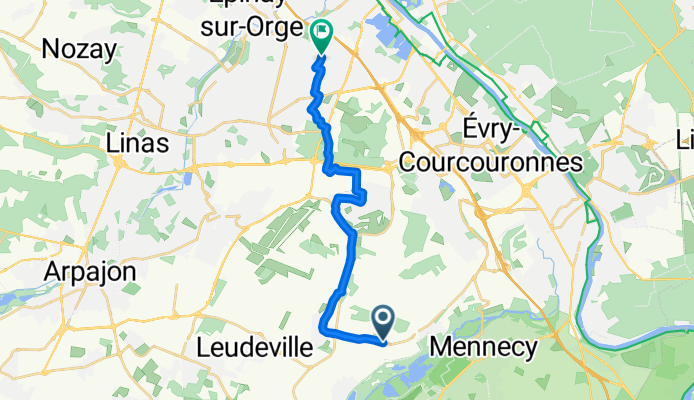 De Chemin de Braseux, Écharcon à 12 Avenue de la Plaine, Morsang-sur-Orge