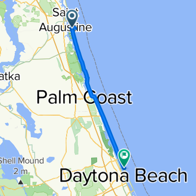 105 A1A Beach Blvd, Saint Augustine to 1400 N Atlantic Ave, Daytona Beach