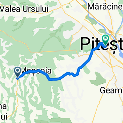 DN67B 95, Moșoaia to Strada Victoriei 10, Pitești
