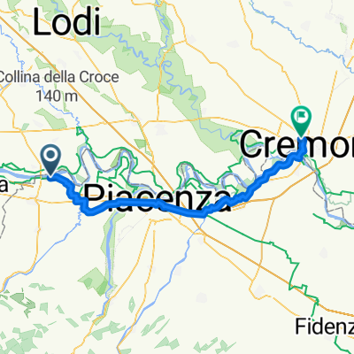 De Via del Colombarone, Castel San Giovanni à Via Sesto 40, Cremona