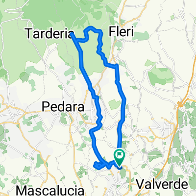 Da Via Santa Lucia 4, San Giovanni la Punta a Via delle Ciliegie 1, San Giovanni la Punta