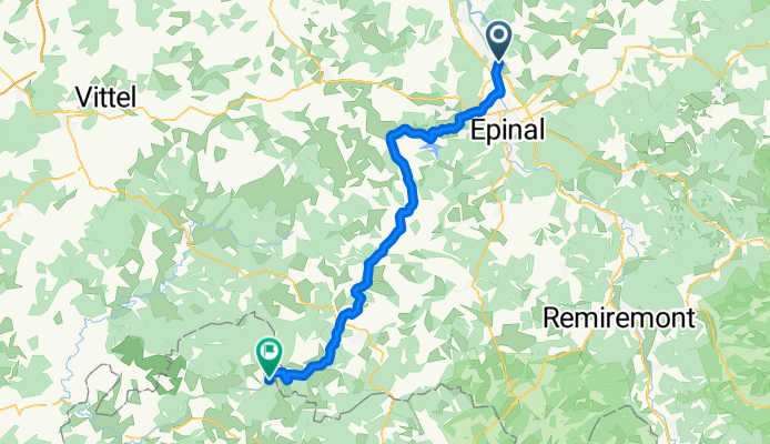 Voie bleue - Epinal - Corre Nord