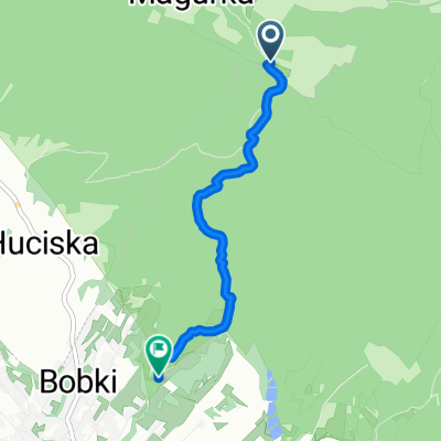 Borówa, Wilkowice do Sosnowa, Łodygowice