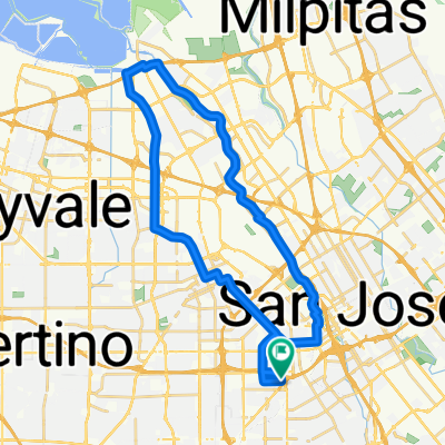 Moorpark Avenue 1500, San Jose to Kingman Avenue 1419, San Jose