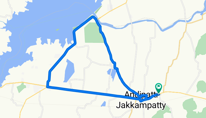 Theni - Madurai Highway 1000, Kondamanaickanpatty to Theni - Madurai Highway 1000, Kondamanaickanpatty