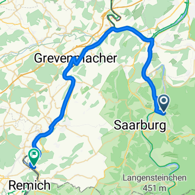 Herrenbergstraße 2, Ockfen nach Römerstraße 1A, Palzem