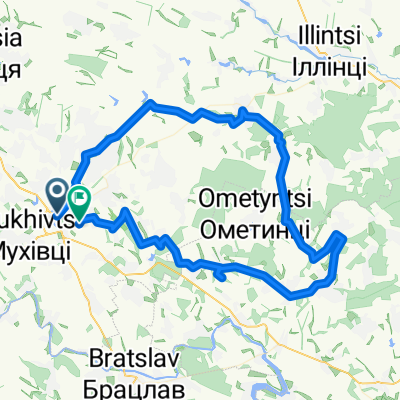 От вул. Гімназійна 28, Немирів до Немировский район