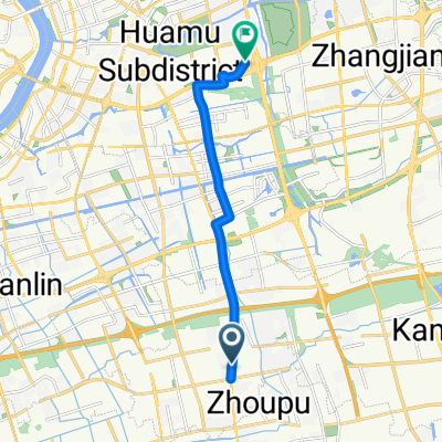 Kangba Road, Shanghai to No.2345, Longyang Road No. Shanghai New International Expo Centre F F1, Shanghai