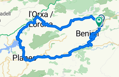 Route in der Bikemap App öffnen