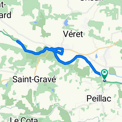 De Le Pont d'Oust, Peillac à Le Pont d'Oust, Peillac