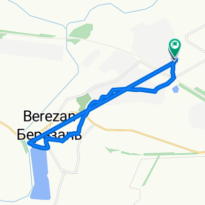 Route from Маяковського вулиця, Berezan
