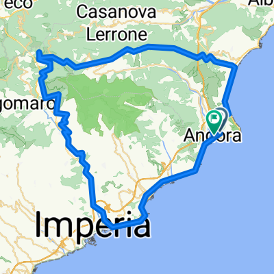 Da Via Sant'Ambrogio 41, Andora a Via dei Mille 1–3, Andora