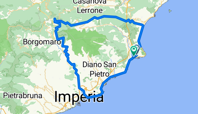 Da Via Sant'Ambrogio 41, Andora a Via dei Mille 1–3, Andora