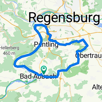 Bad Abbach - Burgweinting - Oberisling - Prüfening - Bad Abbach