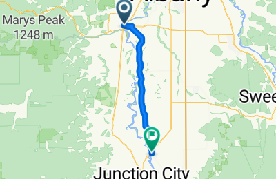 Route in der Bikemap App öffnen