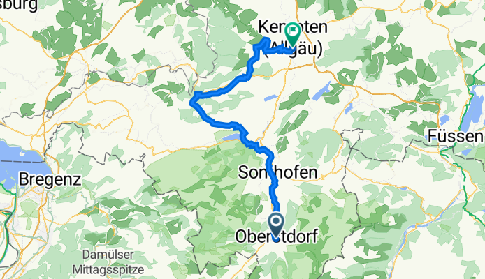 Allgäu - ins tiefste Oberschwaben - Oberstdorf-Kempten