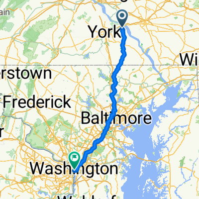 624–712 Stricklers School Rd, Wrightsville to 1350 Pennsylvania Ave NW, Washington