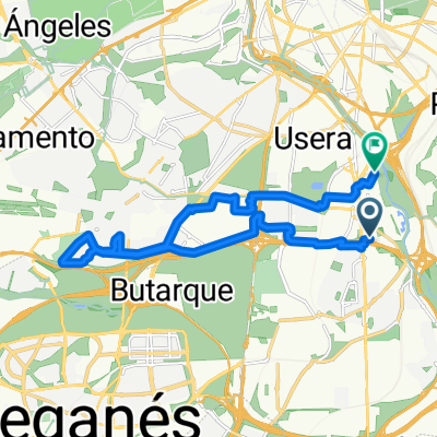 Ruta semiurbana desde Bº de San Fermín hasta Cuatro Vientos.