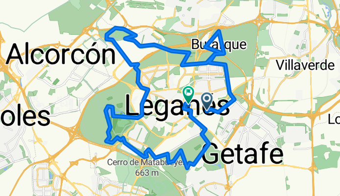 De Calle de Esteban Terradas, 18, Leganés a Calle de San Nicolás, 13, Leganés