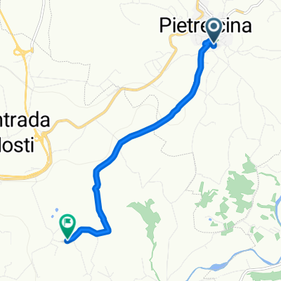 Da Via dell'Avvenire 1–47, Pietrelcina a Contrada Acquafredda, Benevento