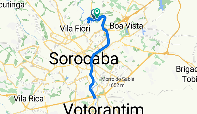 De Avenida Dom Aguirre, 201–255, Sorocaba a Avenida Dom Aguirre, 364–442, Sorocaba