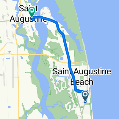 894 A1A Beach Blvd, St. Augustine Beach to 150 Charlotte St, St. Augustine