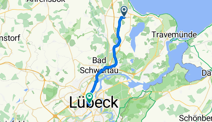 Dorfstraße, Timmendorfer Strand nach Fackenburger Allee, Lübeck