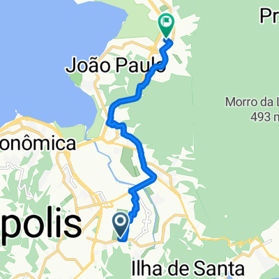 De Rua João Pio Duarte Silva, 773, Florianópolis a Rodovia Virgílio Várzea, 587, Florianópolis