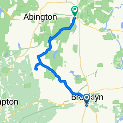 23 RT-205, Brooklyn to 1–63 Wolf Den Dr, Pomfret Center