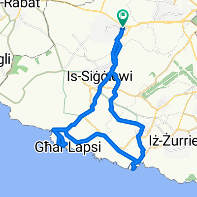 zebbug- wied iz-zurrieq - ghar lapsi - zebbug