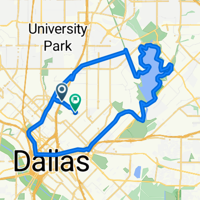 4210 N Central Expy, Dallas to 4901–4949 Chambers St, Dallas