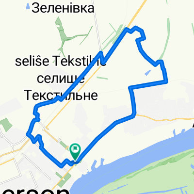 От Перекопская улица, Херсон до Перекопская улица, 171, Херсон