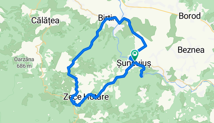 Traseu 11 - Suncuius - Tomnatic - Birtin - Vadu Crisului - Suncuius