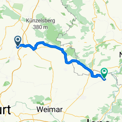 Breitfurter Weg 17, Sömmerda nach Bergstraße 4, Bad Sulza