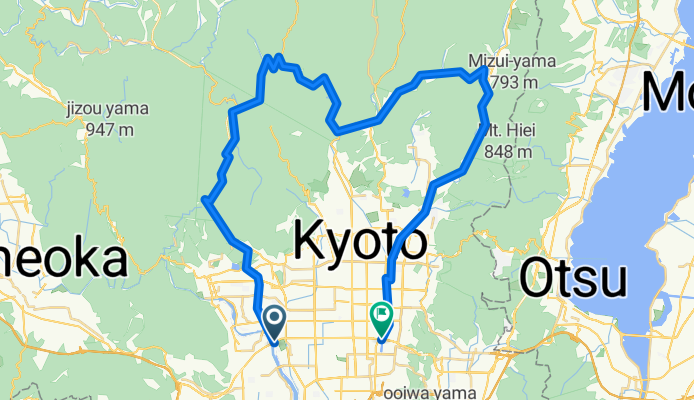 Kyoto North - Takao to Kamo River