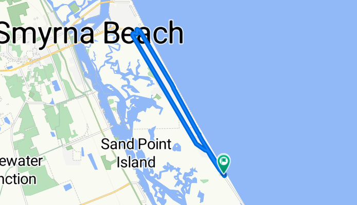 5201 S Atlantic Ave, New Smyrna Beach to 5201 S Atlantic Ave, New Smyrna Beach